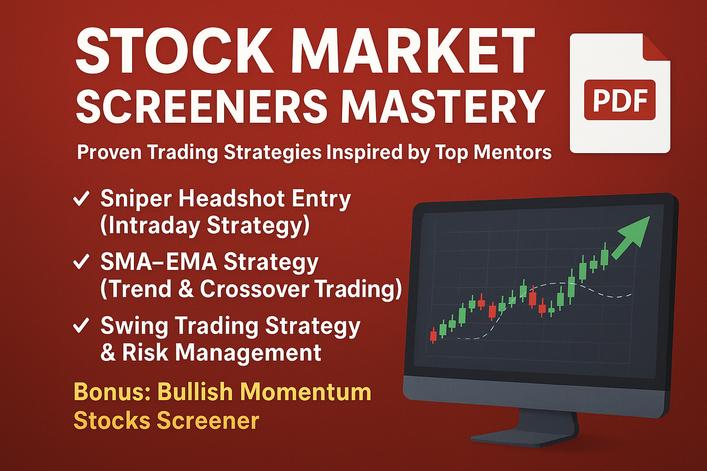 🚀 Stock Market Screeners Mastery– Proven Trading Strategies Inspired by Top Mentors